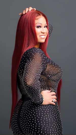 Cece Peniston Stylish Red Hair Wallpaper