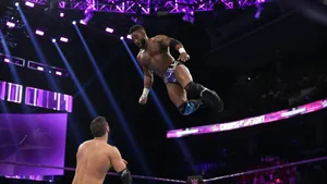Cedric Alexander Versus Drew Gulak In Wwe 205 Live Wallpaper