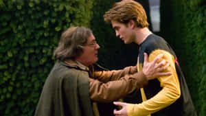 Cedric Diggory And Professor Slughorn Wallpaper