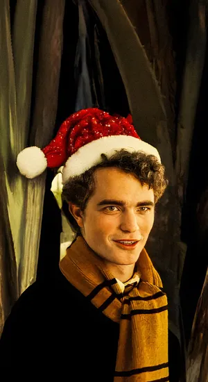 Cedric Diggory Christmas Spirit Wallpaper