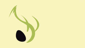 Celebi Minimalist Artwork Wallpaper