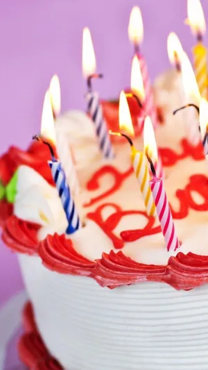 Celebrate A Happy Birthday With A Delicious Cake! Wallpaper