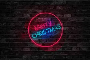 Celebrate Christmas With A Cheerful Glow Wallpaper