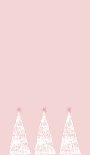 Celebrate Christmas With A Soft, Pink Touch! Wallpaper