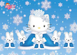 Celebrate Christmas With Hello Kitty Wallpaper