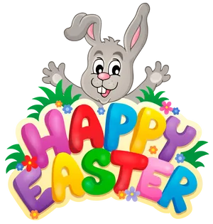 Celebrate Easter With This Cute Bunny! Wallpaper