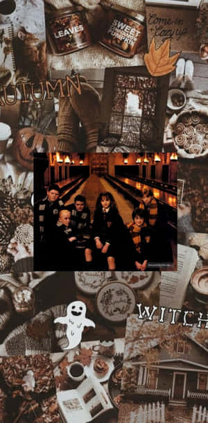 Celebrate Halloween Hogwarts Style Wallpaper