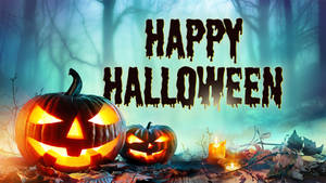 Celebrate Halloween With A Spooky Display. Wallpaper