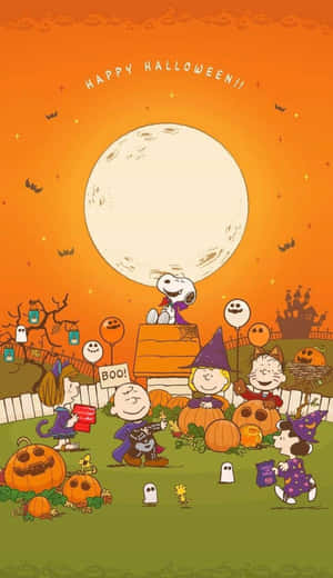 Celebrate Halloween With The Peanuts Gang! Wallpaper