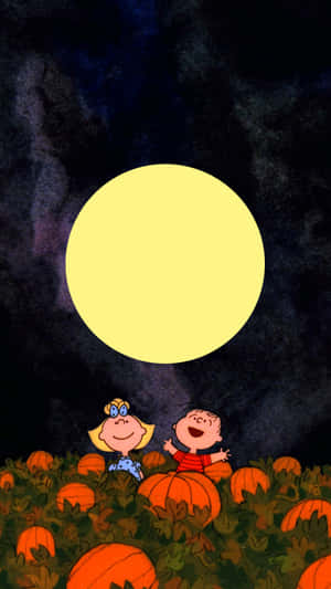 Celebrate Halloween With The Peanuts Gang Wallpaper