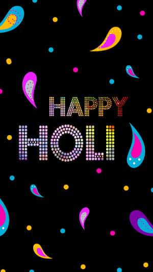 Celebrate Holi With Vibrant Colors Wallpaper