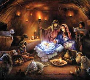 Celebrate Jesus This Christmas Wallpaper