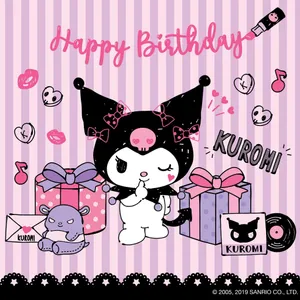 Celebrate Kuromi's Birthday With A Fun Wallpaper Wallpaper
