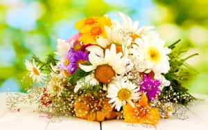 Celebrate Life With Flowers Wallpaper