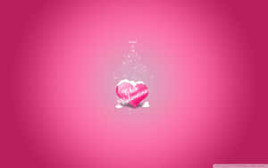 Celebrate Pink Valentine's Day With Your Loved Ones Wallpaper