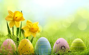 Celebrate Spring With Aesthetic Easter Wallpaper