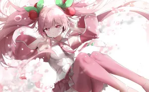 Celebrate Spring With Sakura Miku! Wallpaper