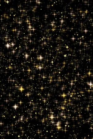 Celebrate Success With Beautiful Golden Stars Wallpaper