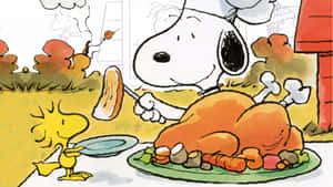 Celebrate Thanksgiving With Friends And Family Wallpaper