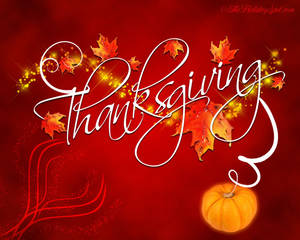 Celebrate Thanksgiving With Gratitude Wallpaper