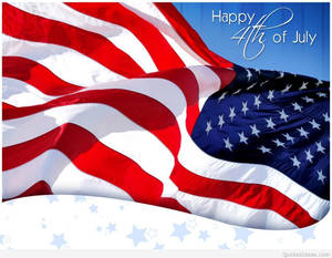 Celebrate The 4th Of July With A Patriotic Firework Display Wallpaper