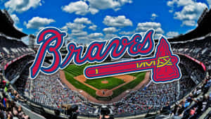 Celebrate The Atlanta Braves With This Hd Wallpaper Wallpaper