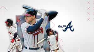 Celebrate The Braves' Success With This Atlanta Braves Desktop Wallpaper Wallpaper