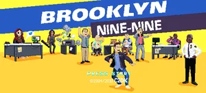 Celebrate The Cast Of Brooklyn Nine Nine In This Fun And Nostalgic 16-bit Pixel Art Wallpaper