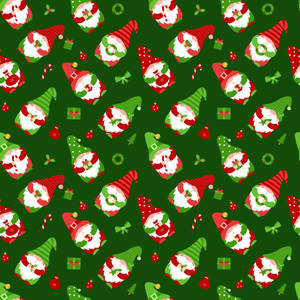 Celebrate The Christmas Season With A Cheeky Elf Wallpaper