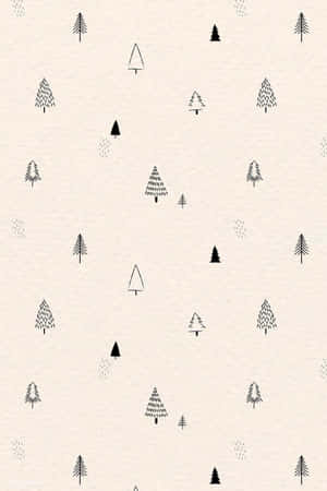 Celebrate The Holiday Season With A Cute And Simple Christmas. Wallpaper