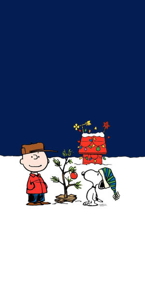 Celebrate The Holiday Season With Snoopy Wallpaper