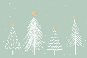Celebrate The Holiday Spirit With A Cute Simple Christmas! Wallpaper