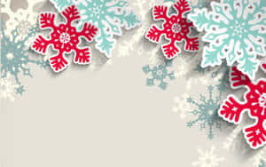 Celebrate The Holidays With A Christmas Pattern Background Wallpaper