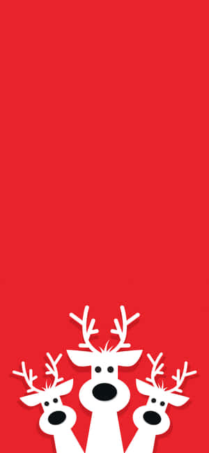 Celebrate The Holidays With This Red Christmas Iphone Wallpaper