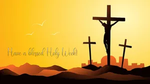 Celebrate The Holiness Of Holy Week Wallpaper