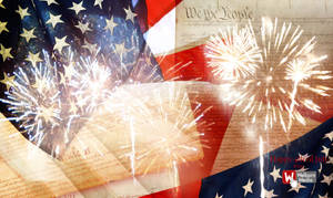 Celebrate The Independence Day With A Bright And Cheerful 4th Of July Wallpaper Wallpaper