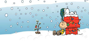 Celebrate The Joys Of Christmas With Snoopy And An Iphone! Wallpaper