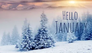 Celebrate The New Year With January's Cozy Vibes Wallpaper