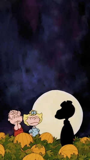 Celebrate The Spooky Season With Peanuts' Gang! Wallpaper
