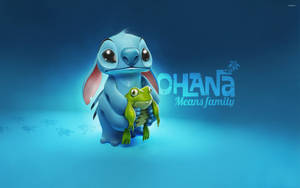 Celebrate Your Ohana With Stitch! Wallpaper