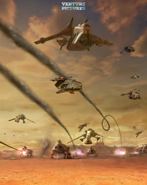 Celebrating A Decade Since The Battle Of Geonosis Wallpaper