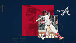 Celebrating Atlanta Braves Baseball Wallpaper