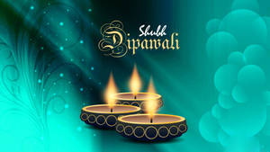 Celebrating Diwali: The Festival Of Lights In Full Swing Wallpaper