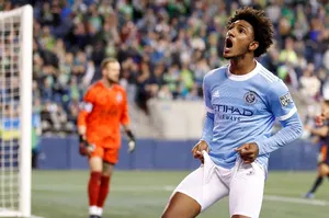 Celebrating Moment Of Talles Magno Wallpaper