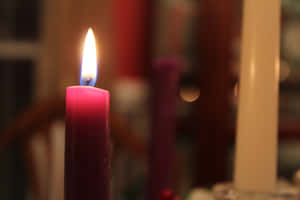 Celebrating The Divine Light Of The First Sunday Of Advent Wallpaper