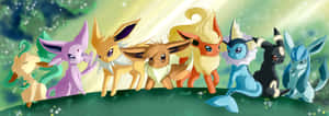 Celebrating The Eeveelutions Wallpaper