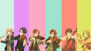 Celebrating The Heart Of Hetalia Wallpaper
