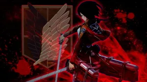 Celebrating The Iconic Characters From Attack On Titan Wallpaper