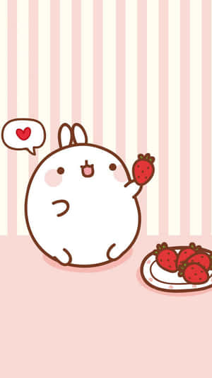 Celebrating Valentine With Cuteness Wallpaper