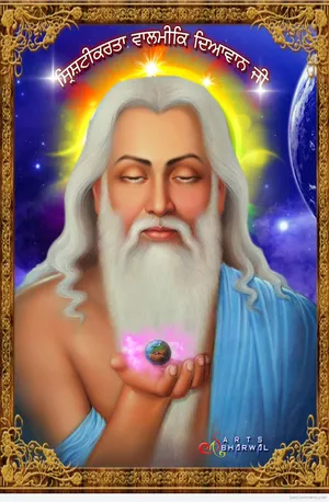 Celebrating Valmiki Jayanti With A Beautiful Planet Poster Wallpaper